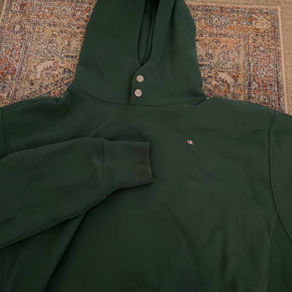 Champion Reverse Weave Snap Hoodie Sweatshirt